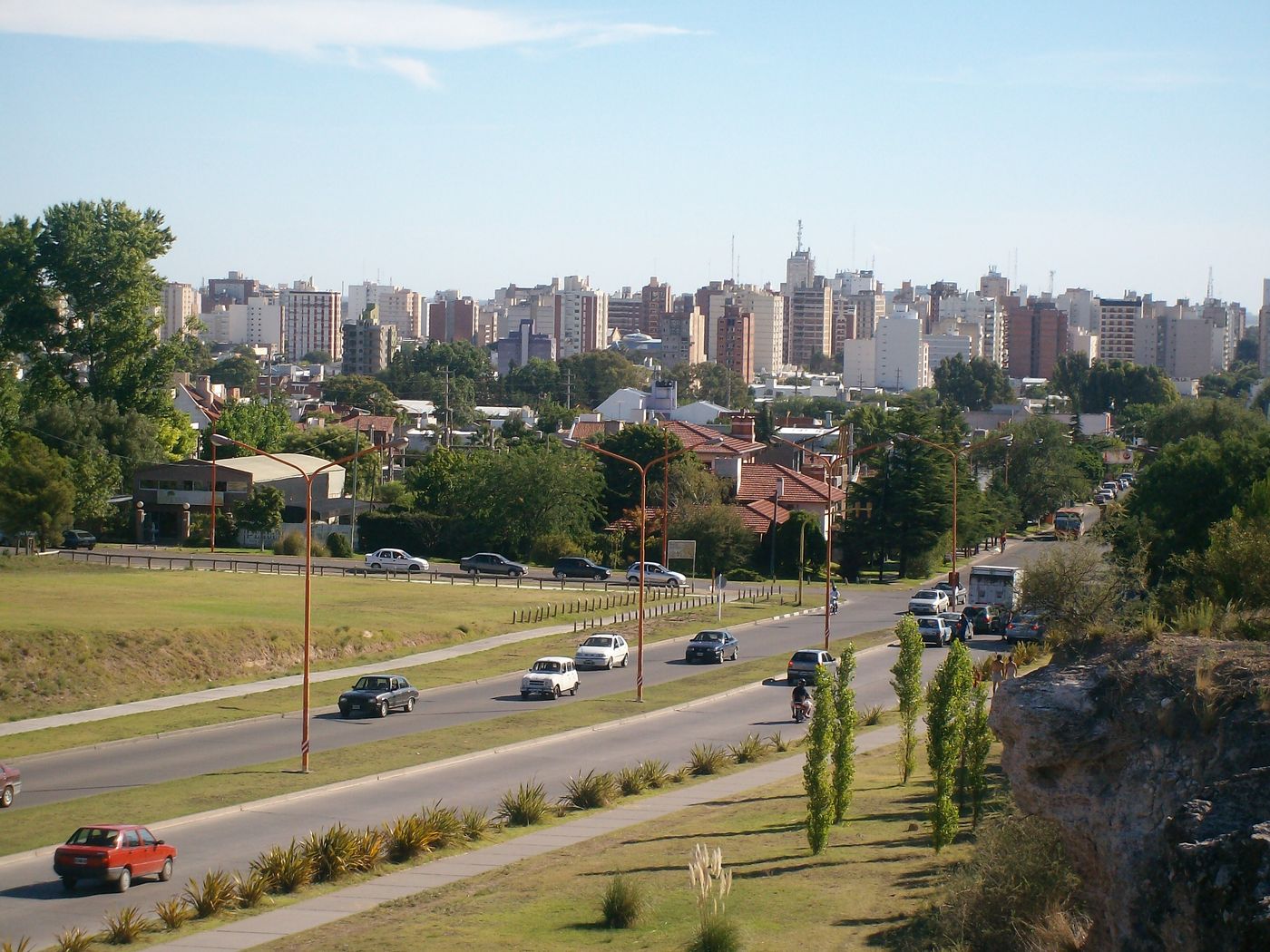 Skyline de la ciudad de Bahía Blanca
